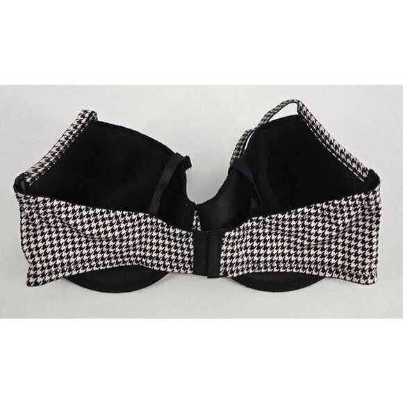 Pure Beauty Rene Rofe Back & White Adj Strap Bra Sz 44D - Picture 2 of 4